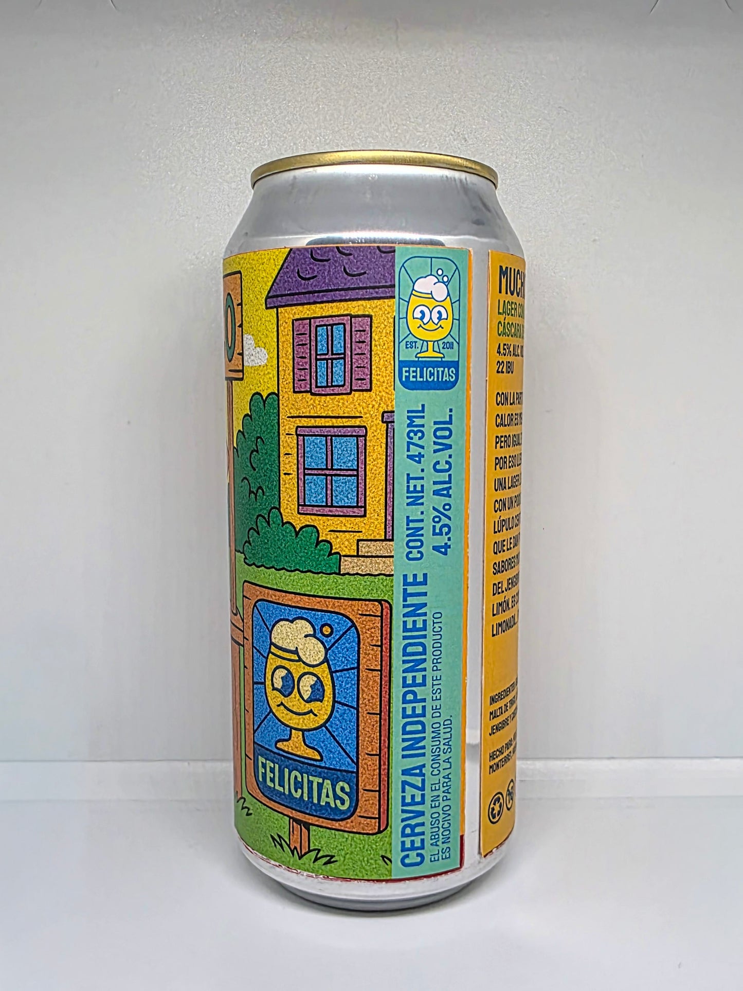 FELICITAS® Mucho Fresco - American Lager C/Jengibre y Cáscara de Limón