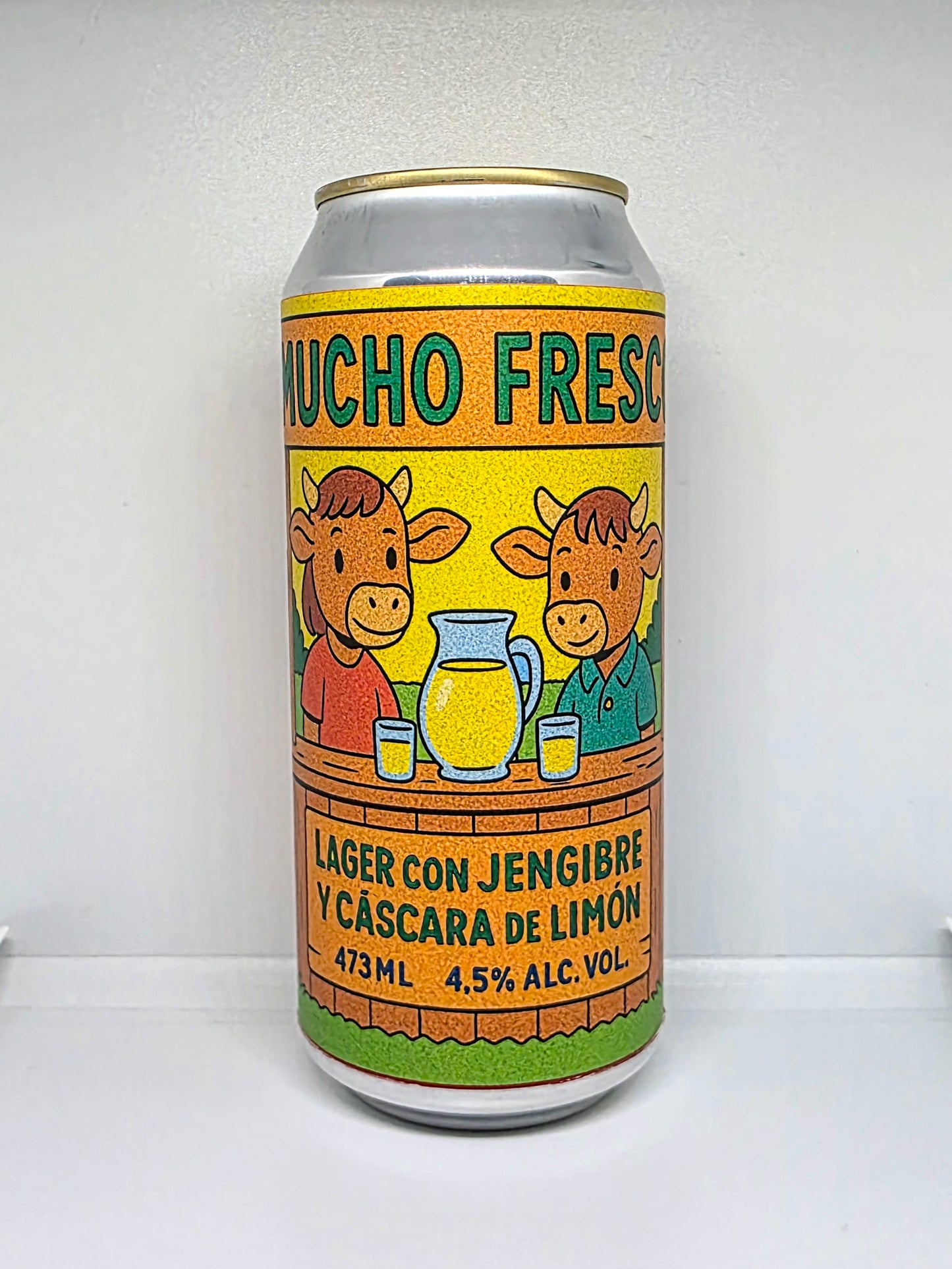 FELICITAS® Mucho Fresco - American Lager C/Jengibre y Cáscara de Limón